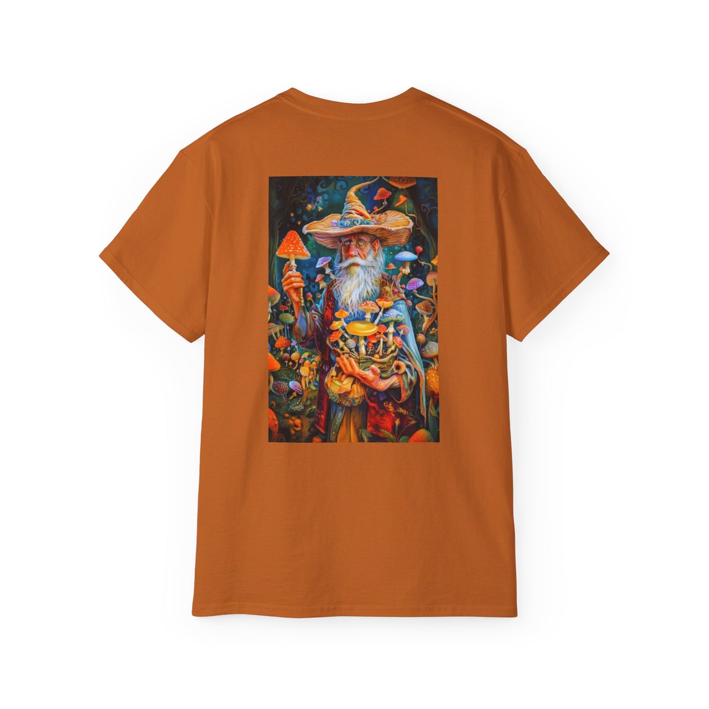 Mystical Wizard Graphic Tee - Unisex Ultra Cotton Shirt, Fantasy Apparel, Magical Gift, Cute Casual Wear, Quirky T-Shirt