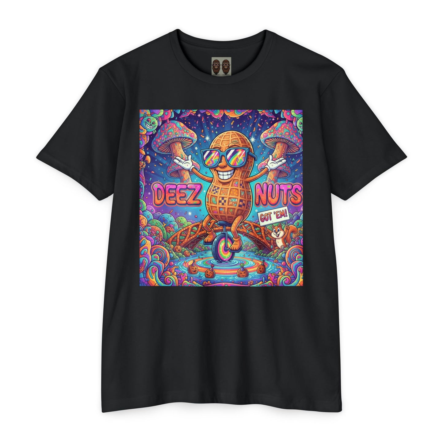Deez Nuts Tee — Funny BakedSquatch Nuts Graphic T-Shirt