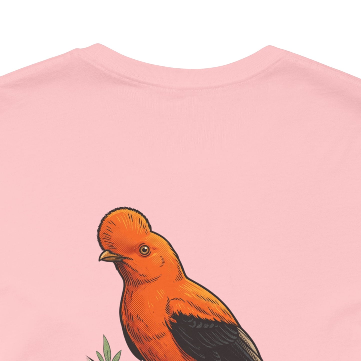 Cock-of-the-Rock Bird Tee — Educational Species Graphic T-Shirt
