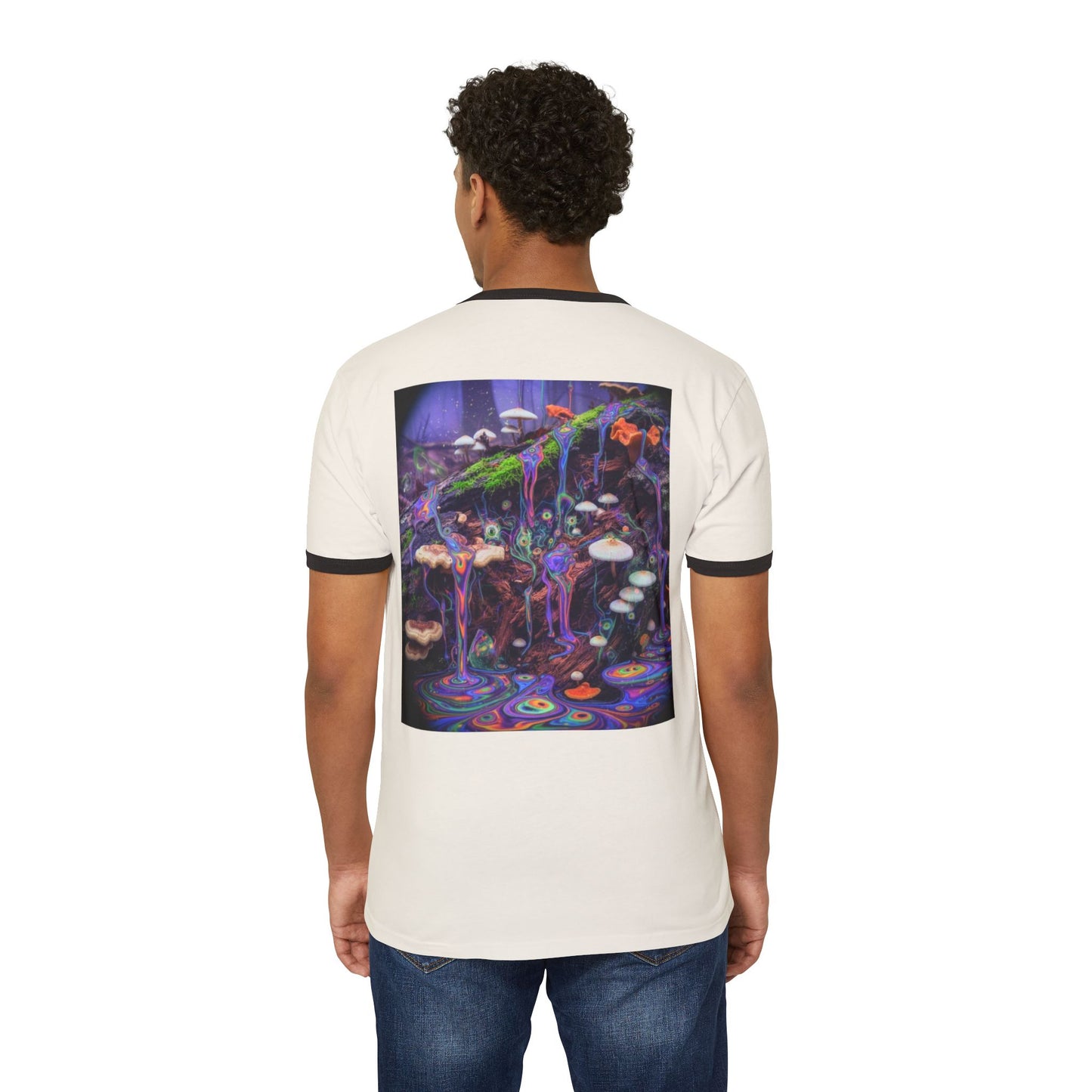 MushLife Unisex Cotton Ringer T-Shirt
