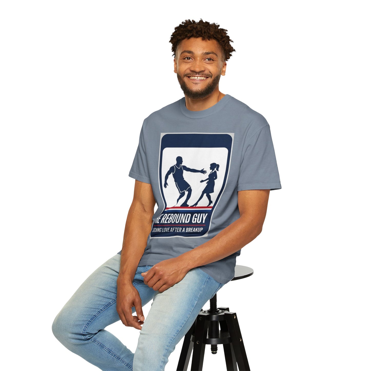 Rebound Guy Tee — "Turning Frowns Upside Down Since '25" T-Shirt
