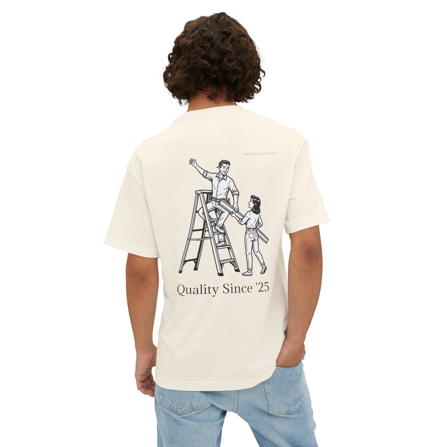Trim Guy 1.0 Oversized Boxy Tee — Providing Quality Services Since 2025