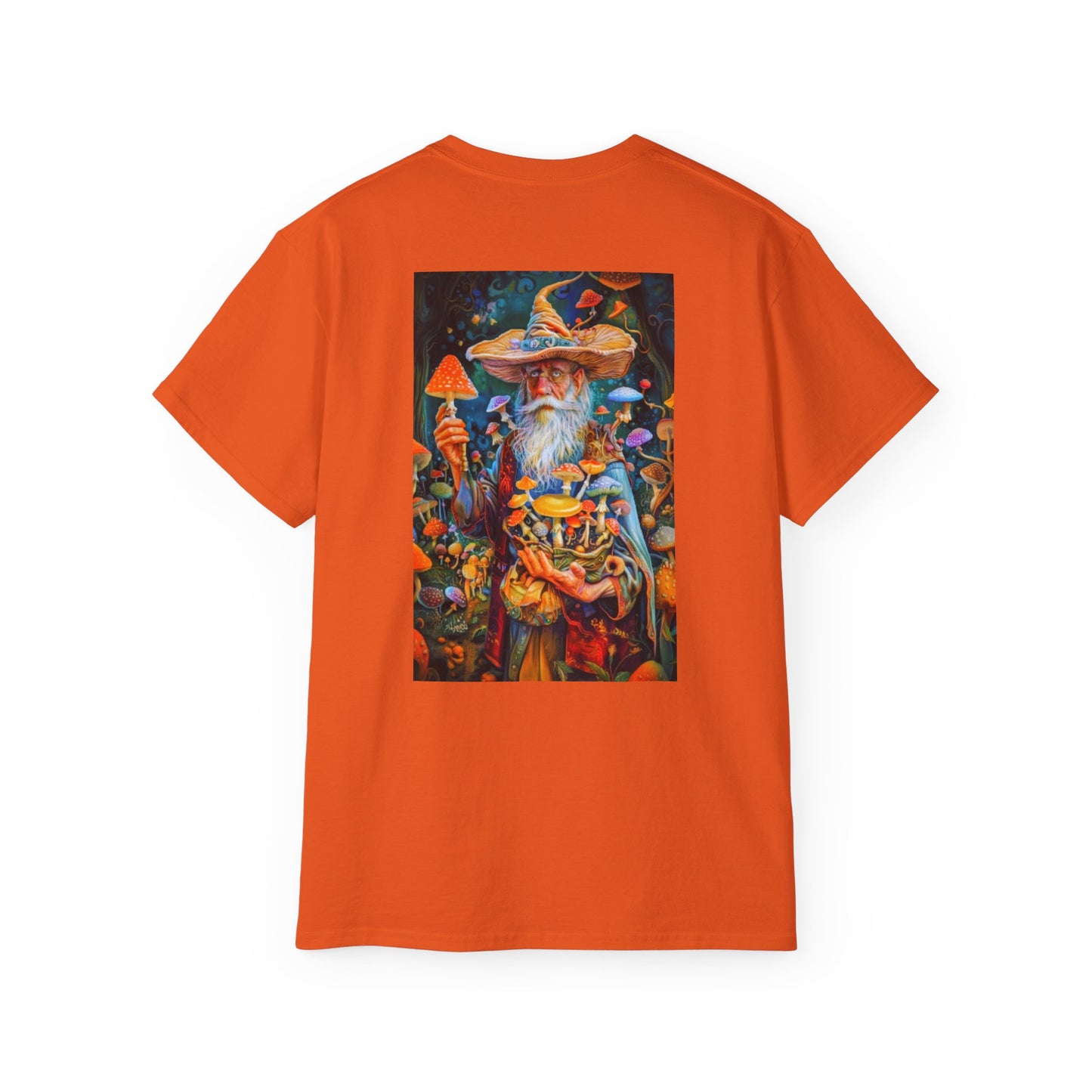 Mystical Wizard Graphic Tee - Unisex Ultra Cotton Shirt, Fantasy Apparel, Magical Gift, Cute Casual Wear, Quirky T-Shirt