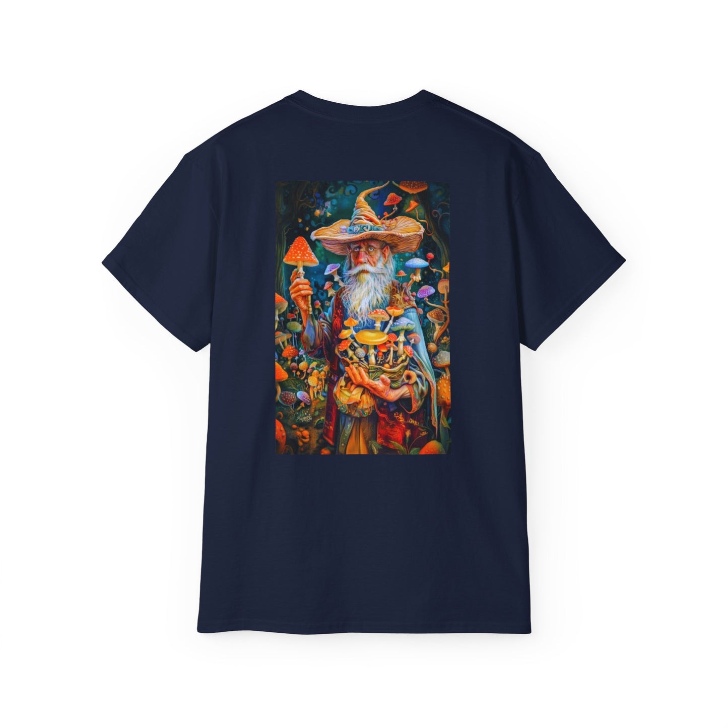 Mystical Wizard Graphic Tee - Unisex Ultra Cotton Shirt, Fantasy Apparel, Magical Gift, Cute Casual Wear, Quirky T-Shirt