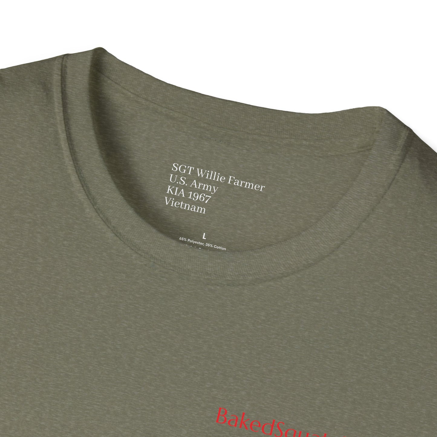 Never Forgotten Memorial T-Shirt — "God Bless Those Who've GIVEN"