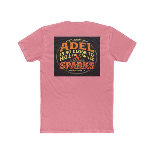BakedSquatch Home Tee — 'When you visit you'll surly see. The barbie awaits.' Crew Tee