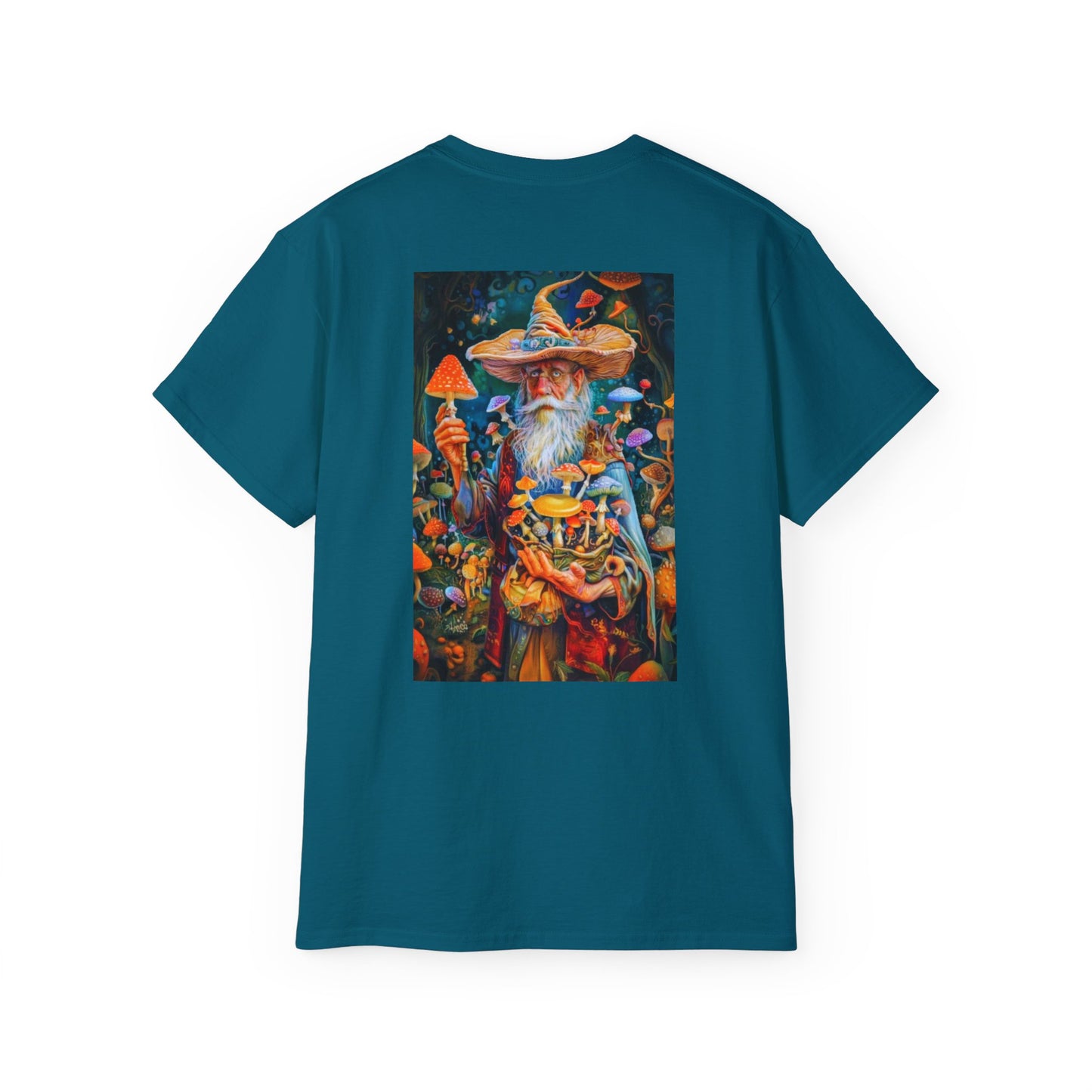 Mystical Wizard Graphic Tee - Unisex Ultra Cotton Shirt, Fantasy Apparel, Magical Gift, Cute Casual Wear, Quirky T-Shirt