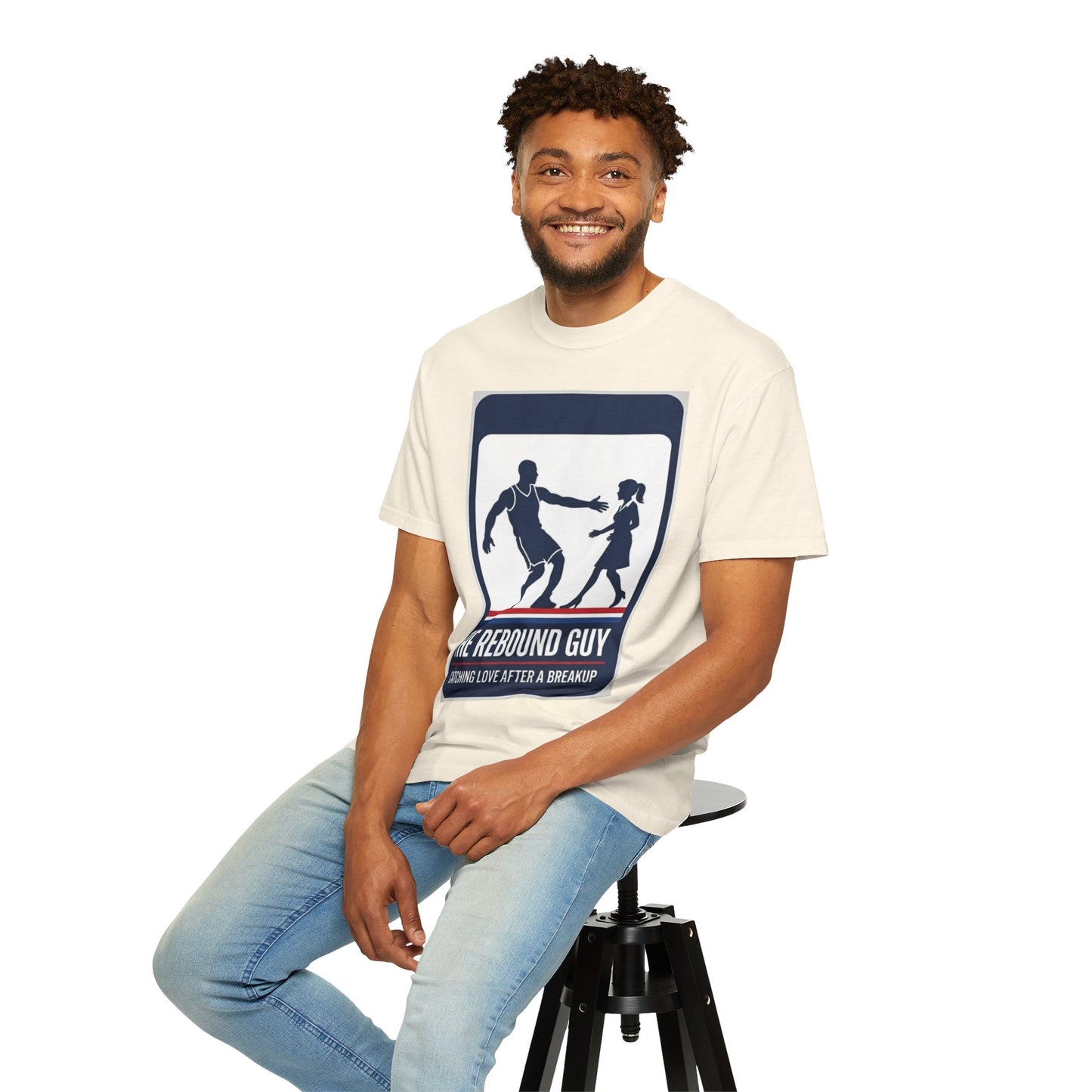 Rebound Guy Tee — "Turning Frowns Upside Down Since '25" T-Shirt