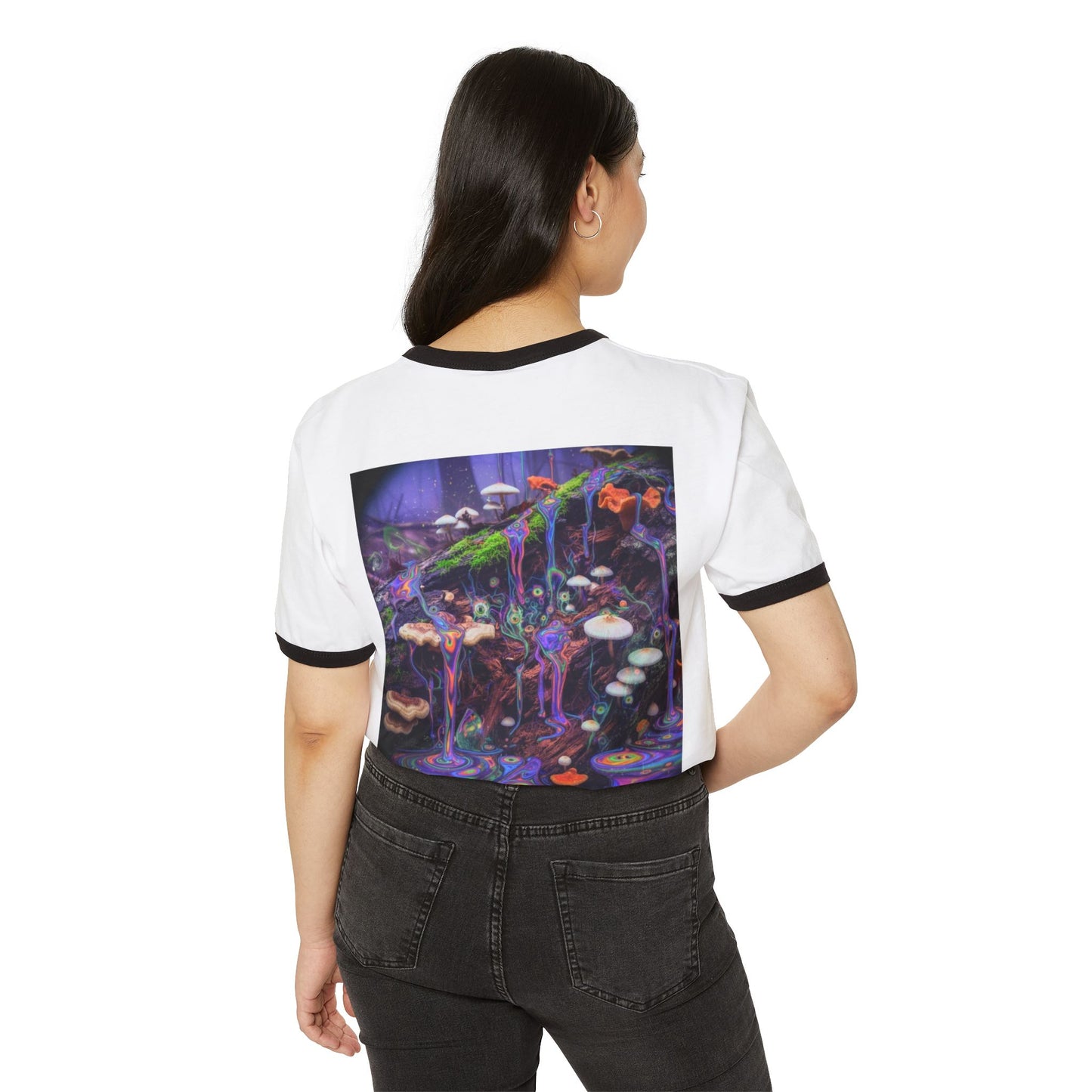 MushLife Unisex Cotton Ringer T-Shirt
